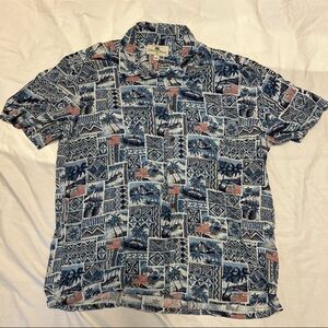 Patriotic men's Hawaiian T-shirt